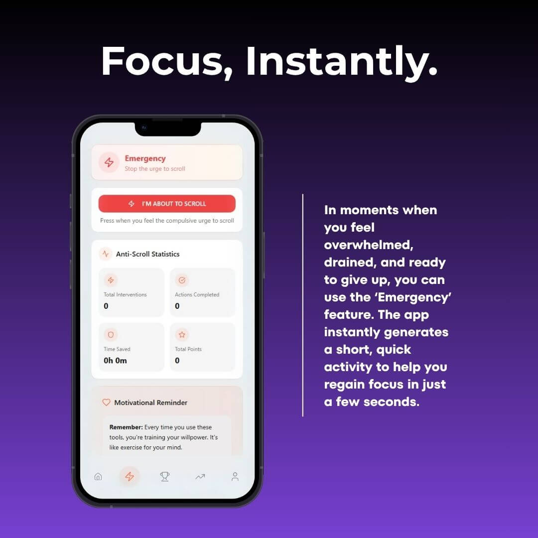 Digital Detox System | Guide + App + Audio Guide + Toolkit - SoScroll